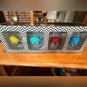 Home Essentials and Beyond Starstruck Stemless Wine Glasses 18oz